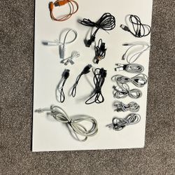 Bag Of 16 Assorted Charging Cables