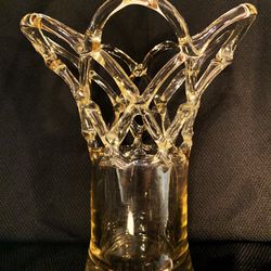 1950’s Italian Glass Spiderweb Vase