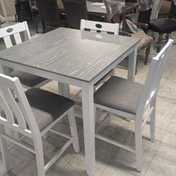 Brand New 5 Piece Counter Height Table Set