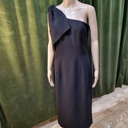 Dress The Population Tiffany One-Shoulder Midi Dress
