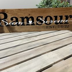 Personalized Wood Sign Decor