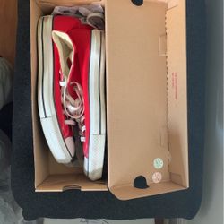Converse All Star High Top Red (Size 9)