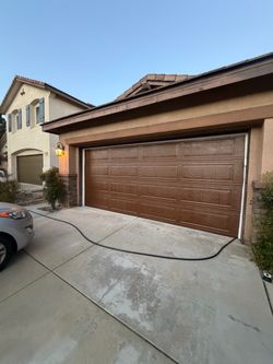 Garage door vinyl