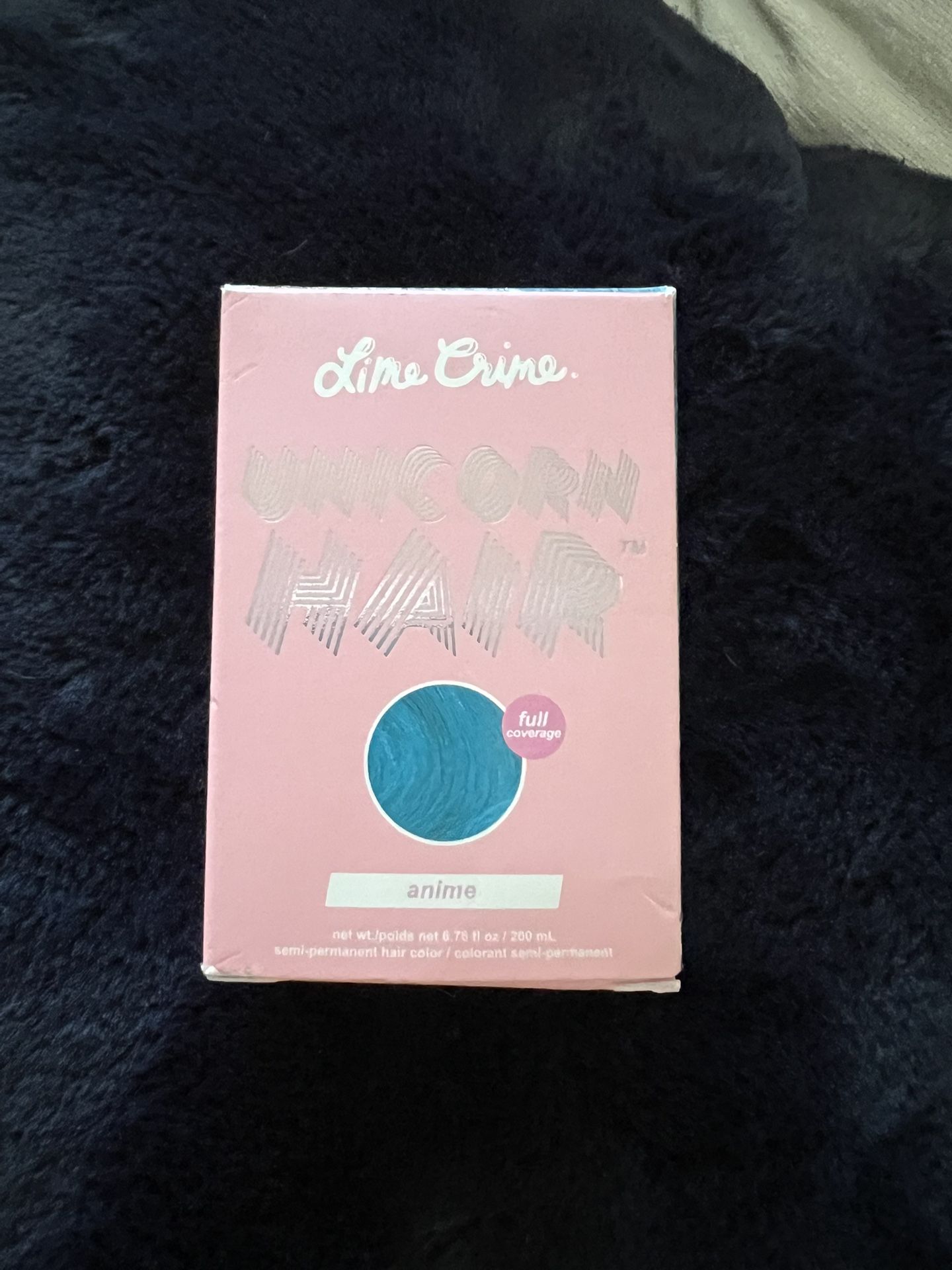 Lime Crime Anime Blue Hair Tint Dye - NEW