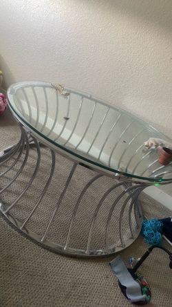 Round Glass table