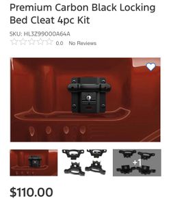 Ford F150 Truck Bed Cleats Tie Down Kit