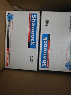 Shamrock large gloves for non medical use 4 boxes