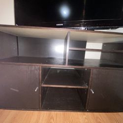 Black TV Stand/Cabinet NEED GONE ASAP