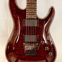 Schecter C1 FR Hellraiser Electric Guitar Black Cherry