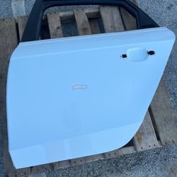 2009 - 2016 Audi A4 Rear Left Driver Side Door Shell White OEM