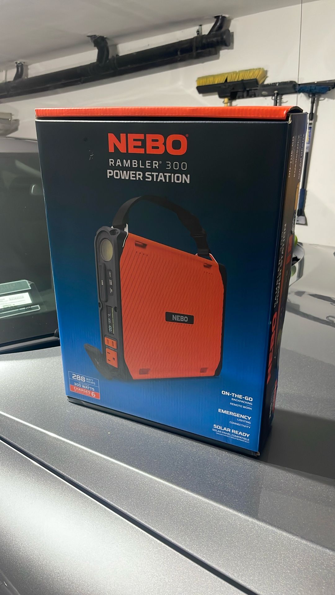 New In Box NEBO rambler 300 POWER STATION Ac Output 300 Watts ( Charges 6 Devices At Once- Pick Up Only 