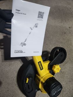 ♣️20V Brushless Cordless Lawn Edger with 4.0Ah Battery and Charger. Used Like New/Seminuevo♣️