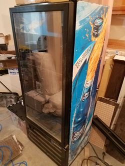 Glass front refrigerator fridge