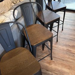 Bar Chairs/Stools, Set of 4