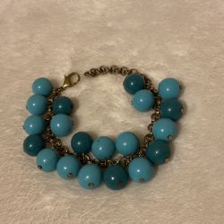 7” Goldtone Beaded Bracelet 