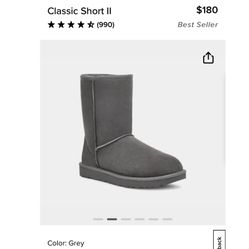 UGG CLASSIC SHORT II BOOT
