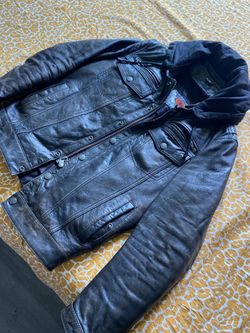 First Mfg Co Men's Vendetta Leather Jacket