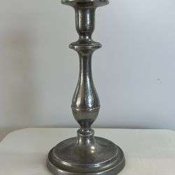 Vintage Pewter Candle Stick Holder Taper Wilton Columbia Signed RWP