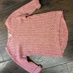 Glimmer Pink Sweater Size M