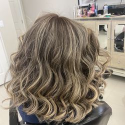 Hair Color And Highlights 
