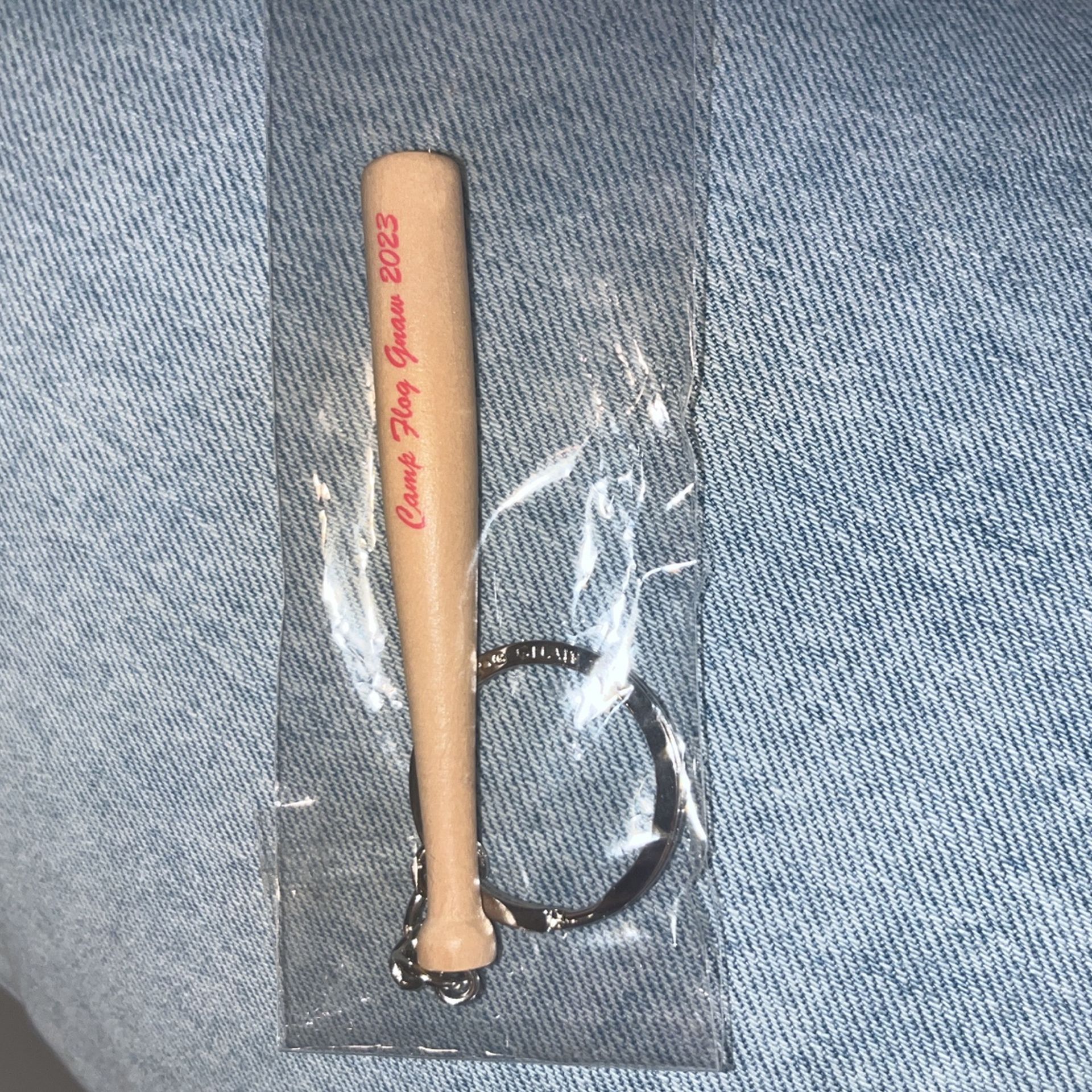 Camp Flog Gnaw Baseball Bat Keychain