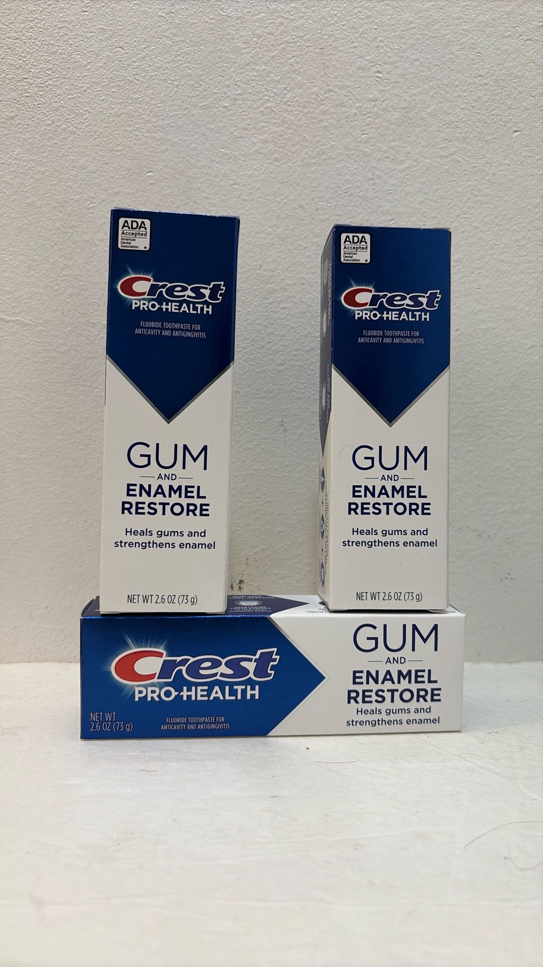 Crest Pro Health Gum And Enamel Restore Toothpaste Bundle Set