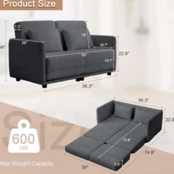 Pull out sofa couch/Loveseat sleeper