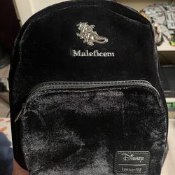 Loungefly Disney Maleficent Velvet Backpack