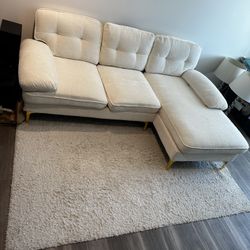 Sectional L Shaped Couch 83”
