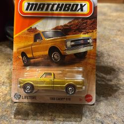 Matchbox 1970 Chevy C10 Pickup #110/125 Gold Diecast Truck Rare HTF Chevorolet
