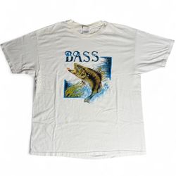 Vintage Bass Fish 90s Tee Single Stitched
