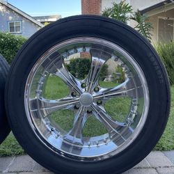 6 Lug Nut Rims/ Rines De 6 birlos (6x5.5) Size: 22”