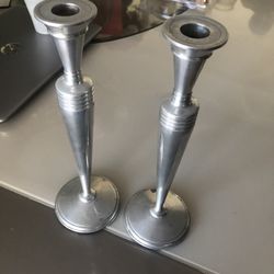 Silver Candle Holders