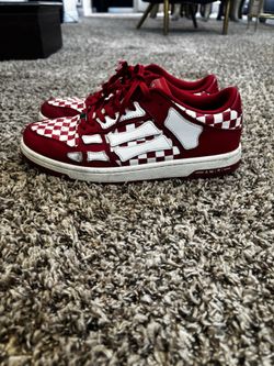 Amiri Checkered Skel Low Top