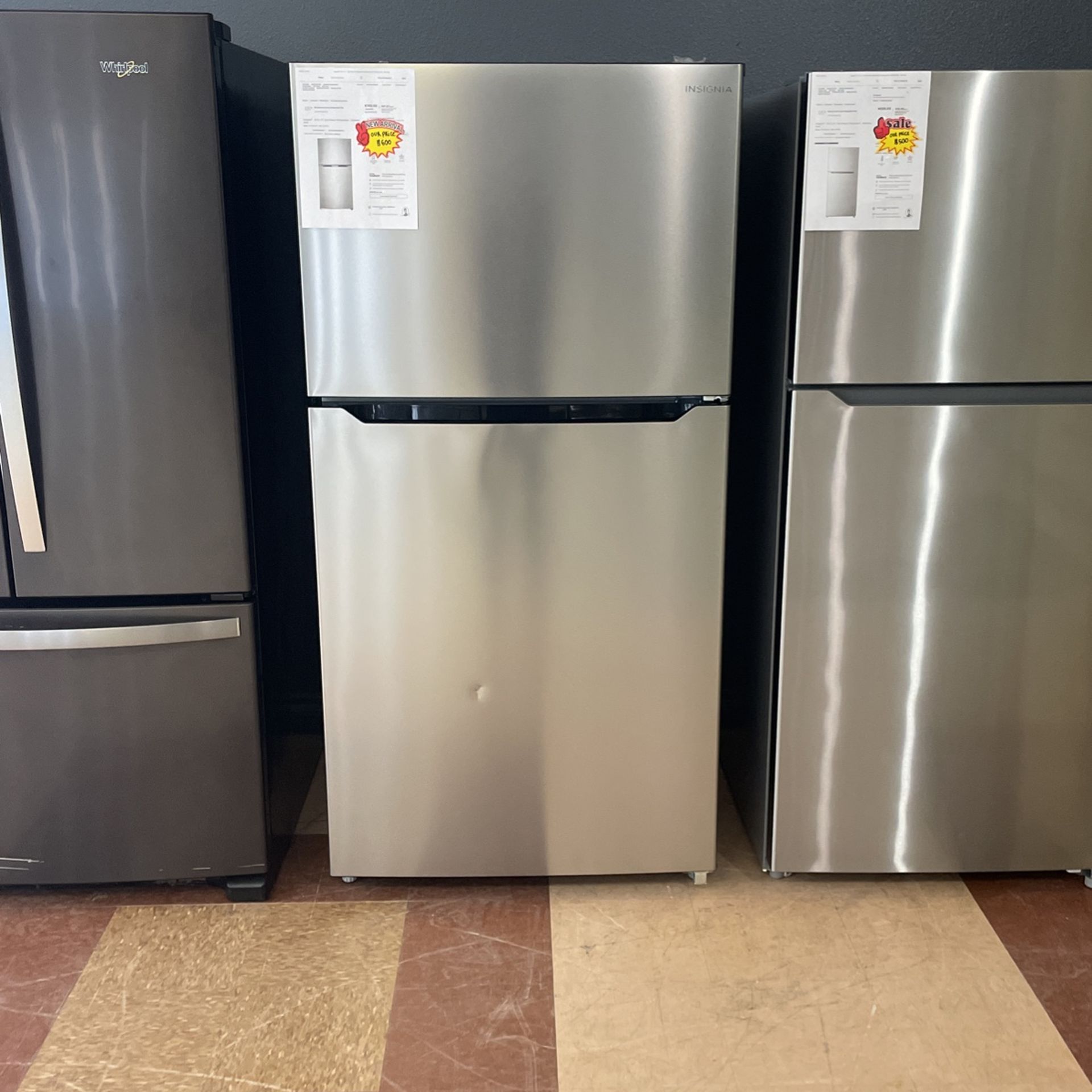 Insignia Stainless Steel Top Freezer Refrigerator‼️,All Products : American Fashion Style Bags On Sale