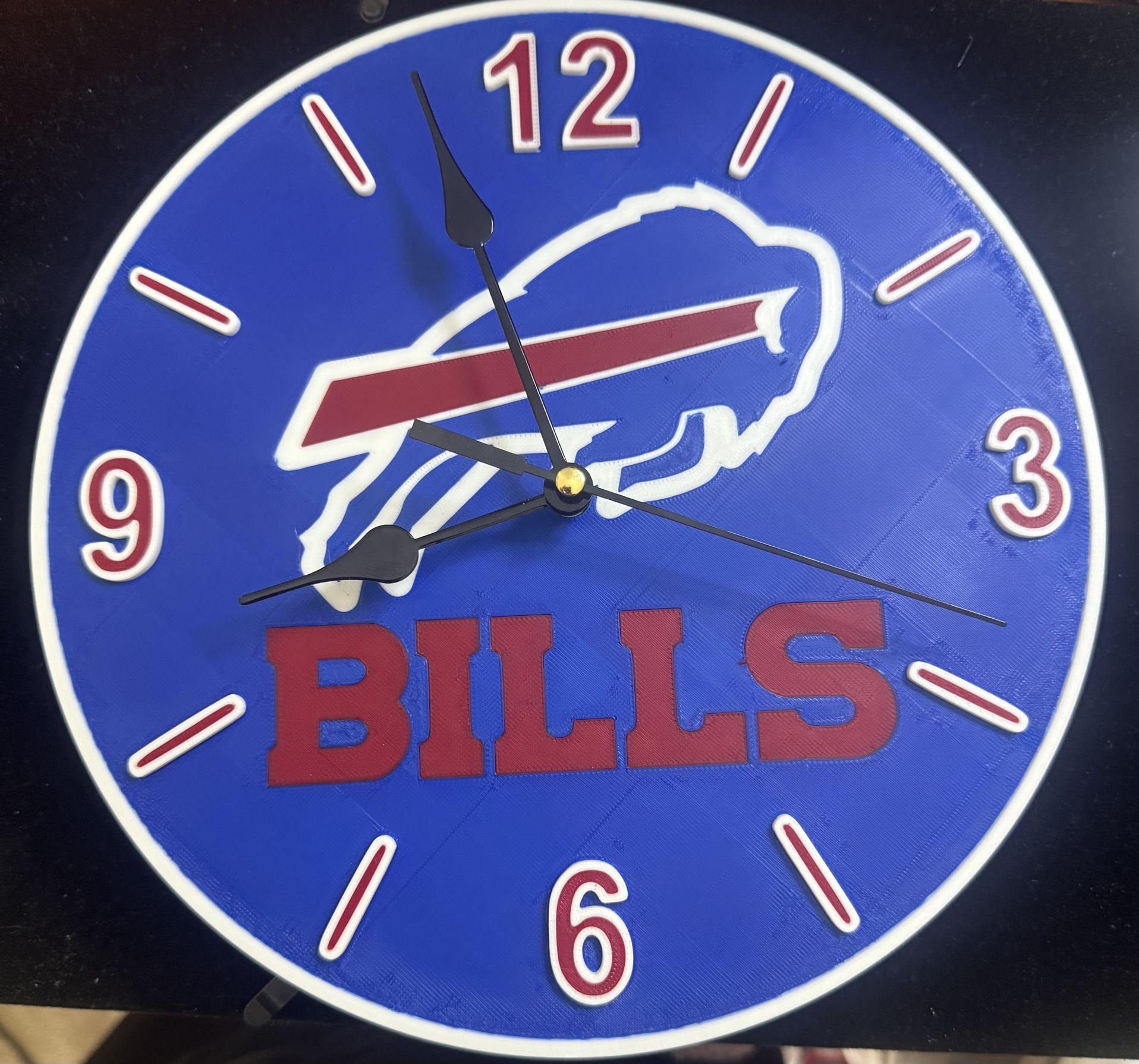 NFL Buffalo Bills clock