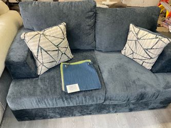 BLUE LOVESEAT SALE
