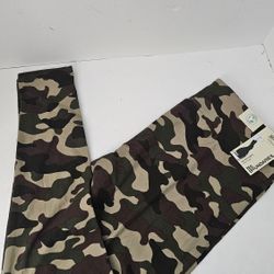 Womens 2XL/1X No Boundaries Sueded Camo Ankle Leggings 