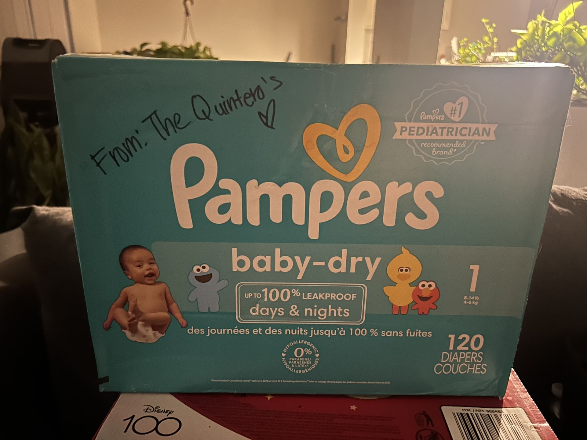 Size 1 Pampers 120 Count