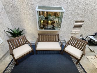 Fully refurbished Teak Wood Patio Furniture