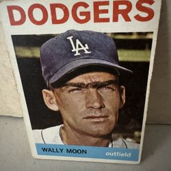 1964 Topps WALLY MOON .Dodgers