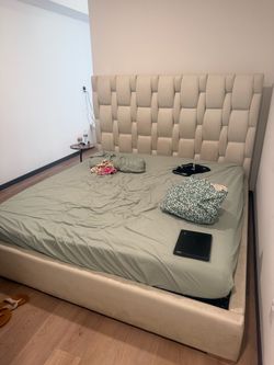 Bed with mattress included