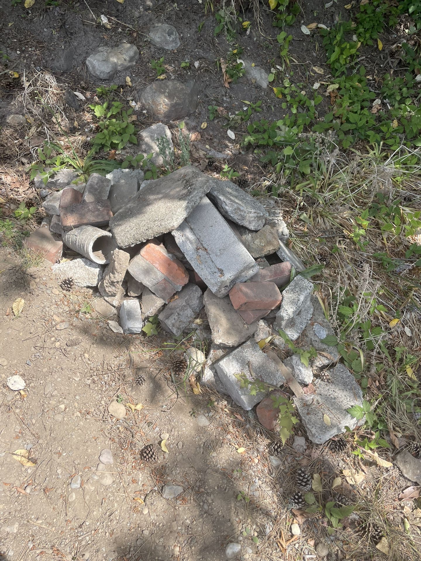 Fill - Concrete and Brick Rubble 6’x2’x2’