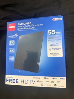 RCA Amplified Indoor Flat HDTV Antenna
