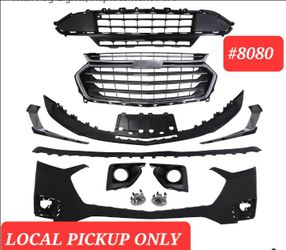➿️ Front Bumper Cover Grille for 2018-2021 Chevy Traverse LT With Fog Lights #8080