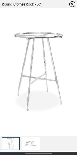Heavy-duty Round 36" Garment Rack