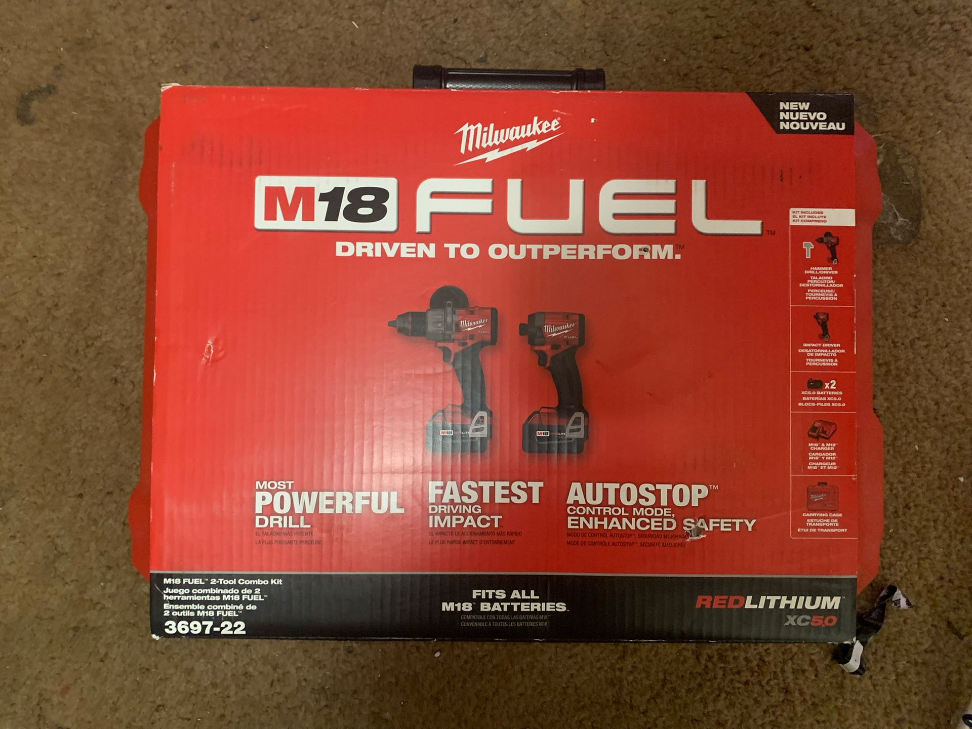 Milwaukee M18 Fuel Hammer Drill And Impact Set