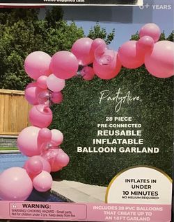 Reusable Inflatable Balloon Garland