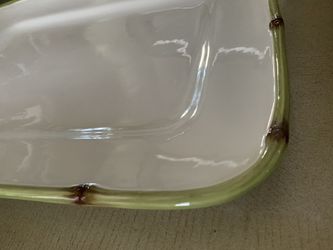 Bamboo Decorated Turkey Platter