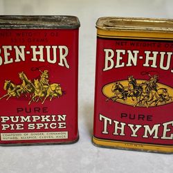 Antique Spice Tins